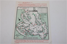1986 Masters Tournament Friday, Saturday & Sunday Pairing Sheets - Jack Nicklaus Winner