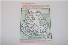 1986 Masters Tournament Friday, Saturday & Sunday Pairing Sheets - Jack Nicklaus Winner
