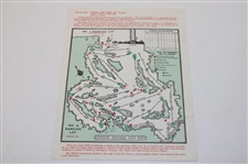 1986 Masters Tournament Friday, Saturday & Sunday Pairing Sheets - Jack Nicklaus Winner
