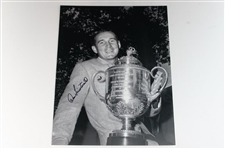 Lee Trevino, Dow Finsterwald & Gene Littler Signed PGA & US Open Trophy Photos JSA ALOA