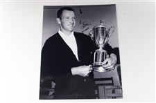 Lee Trevino, Dow Finsterwald & Gene Littler Signed PGA & US Open Trophy Photos JSA ALOA