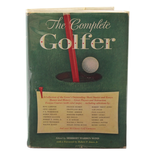 1954 The Complete Golfer Book by Herbert Warren Wind w/Intro By Robert Jones Jr.