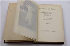 1914 'Success At Golf' First Edition Book by Harry Vardon, Alexander Herd, George Duncan, Wilfrid Reid, Lawrence Ayton & Francis Ouimet