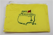2004, 2007, 2003 x2 Masters Tournament Embroidered Flags & 2017 Par 3 Embroidered Flag