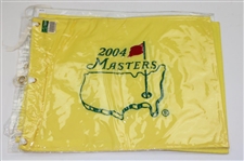 2004, 2007, 2003 x2 Masters Tournament Embroidered Flags & 2017 Par 3 Embroidered Flag