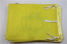 2001 x2, 2018, 2014 x2, 2011, 2013, 2010 Masters Tournament Embroidered Flag & 2011 Par 3 Embroidered Flag x2