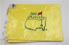 2001 x2, 2018, 2014 x2, 2011, 2013, 2010 Masters Tournament Embroidered Flag & 2011 Par 3 Embroidered Flag x2