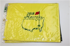 2001 x2, 2018, 2014 x2, 2011, 2013, 2010 Masters Tournament Embroidered Flag & 2011 Par 3 Embroidered Flag x2