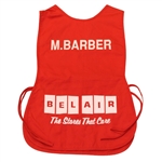 First Of America Classic Caddy Bib, Raleys Senior Gold Ruch Miller Barber Caddy Bib