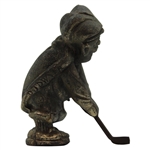 Unique Stone Golfing Figure by Artist DJ Dwyer