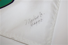LPGA Founder Marlene Bauer Hagge Signed World Golf Hall of Fame Flag JSA ALOA