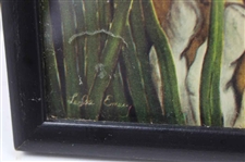 Four (4) Classic Weary Willie Clown Golf Prints - Framed