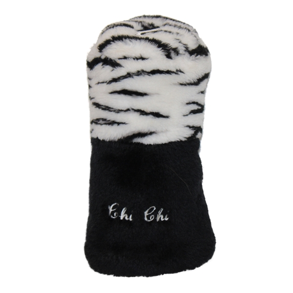Chi Chi Rodriguezs Black & White 4 Wood Club Cover w/Chi Chi Stitched On The Cover