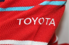 Chi Chi Rodriguez's Personal Red Striped Jack Nicklaus Signature Sweater - M