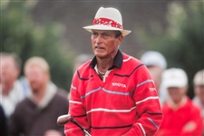 Chi Chi Rodriguez's Personal Red Striped Jack Nicklaus Signature Sweater - M