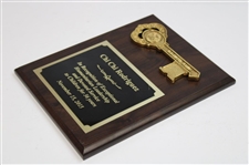 Four (4) Chi Chi Plaques & Photos - Key to City & More