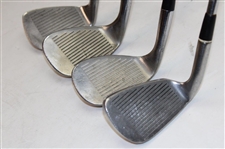 Four (4) Wedges Taylormade PW Tour Preferred, Titleist PW DTR Model, Cleveland Sand Iron #588 56 & Cleveland Sand Iron #485 56