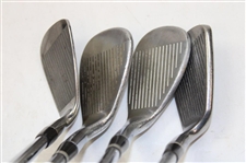 Four (4) Wedges Taylormade PW Tour Preferred, Titleist PW DTR Model, Cleveland Sand Iron #588 56 & Cleveland Sand Iron #485 56