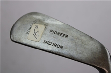 Eight (8) Wood Shaft Clubs 1 Wood L.H. Brassie, Putter Bin Bamboo Shaft, L.H Wilson Diamond Back, 1 Brass Putter Steel Shaft, Jigger Macgregor & Others