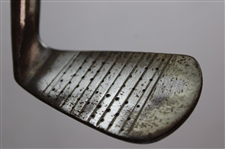 Eight (8) Wood Shaft Clubs 1 Wood L.H. Brassie, Putter Bin Bamboo Shaft, L.H Wilson Diamond Back, 1 Brass Putter Steel Shaft, Jigger Macgregor & Others