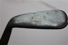 Eight (8) Wood Shaft Clubs 1 Wood L.H. Brassie, Putter Bin Bamboo Shaft, L.H Wilson Diamond Back, 1 Brass Putter Steel Shaft, Jigger Macgregor & Others