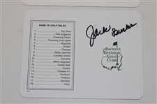 Charles Coody, Billy Casper & Jack Burke Signed Augusta National GC Scorecards JSA ALOA