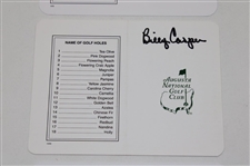 Charles Coody, Billy Casper & Jack Burke Signed Augusta National GC Scorecards JSA ALOA