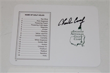 Charles Coody, Billy Casper & Jack Burke Signed Augusta National GC Scorecards JSA ALOA
