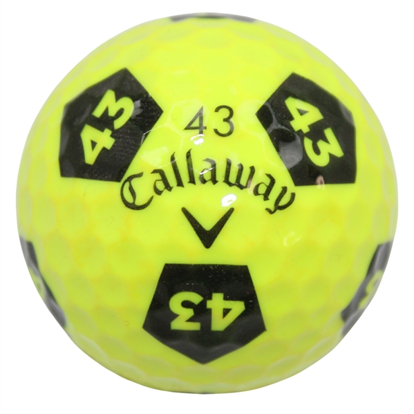 President George W. Bush Personal Callaway 43 Logo Neon Golf Ball