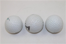 Hubert Green, Chi Chi Rodriguez & Dave Stockton Signed Golf Balls JSA ALOA