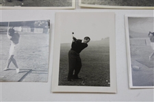 Five (5) 1940's Henry Cotton at Monte Carlo Photos