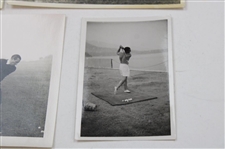 Five (5) 1940's Henry Cotton at Monte Carlo Photos
