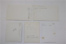 Five (5) 1940's Henry Cotton at Monte Carlo Photos