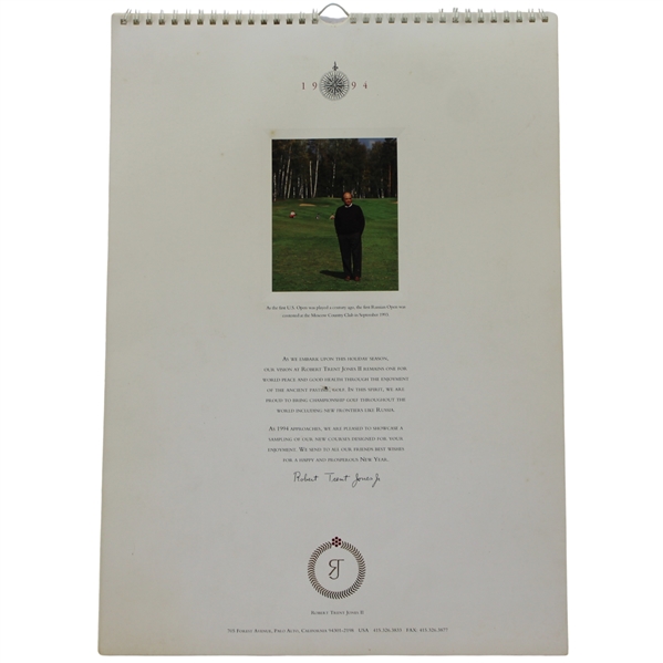 1994 Robert T. Jones Architectural Firm Calendar