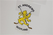 St. Andrews Hat and Shirt Original Art on Board - Framed