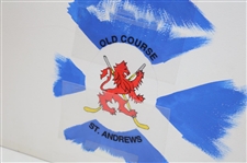 St. Andrews Hat and Shirt Original Art on Board - Framed