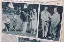 1931 Mid-Week Pictorial 'Ouimet Regains the Amateur Golf Title After 17 Years' - September 19th