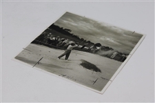 Claude Harmon Blasts Out of Sandtrap PGA of America Magazine File Copy Photo