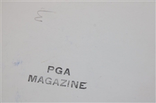 Claude Harmon Blasts Out of Sandtrap PGA of America Magazine File Copy Photo