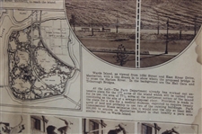 1937 New York Times 'Hollywood's Mystery Golfer Demonstrates His Driving Form' Newspaper - November 14th