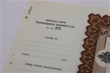 Brigantine Country Club Visitor Brochure & Membership Certificate