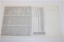 Brigantine Country Club Visitor Brochure & Membership Certificate