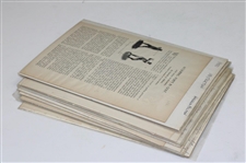 Ten (10) Various Turn of the Century Golf Articles/Instructions