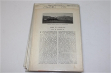 Ten (10) Various Turn of the Century Golf Articles/Instructions