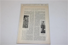 Ten (10) Various Turn of the Century Golf Articles/Instructions