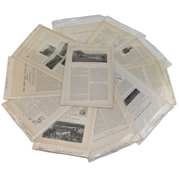 Eleven (11) Various Turn of the Century Golf Articles/Instructions
