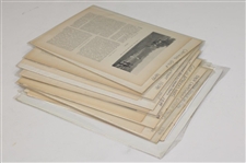 Eleven (11) Various Turn of the Century Golf Articles/Instructions