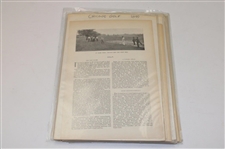 Eleven (11) Various Turn of the Century Golf Articles/Instructions