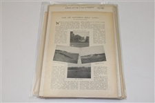 Eleven (11) Various Turn of the Century Golf Articles/Instructions