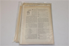 Eleven (11) Various Turn of the Century Golf Articles/Instructions